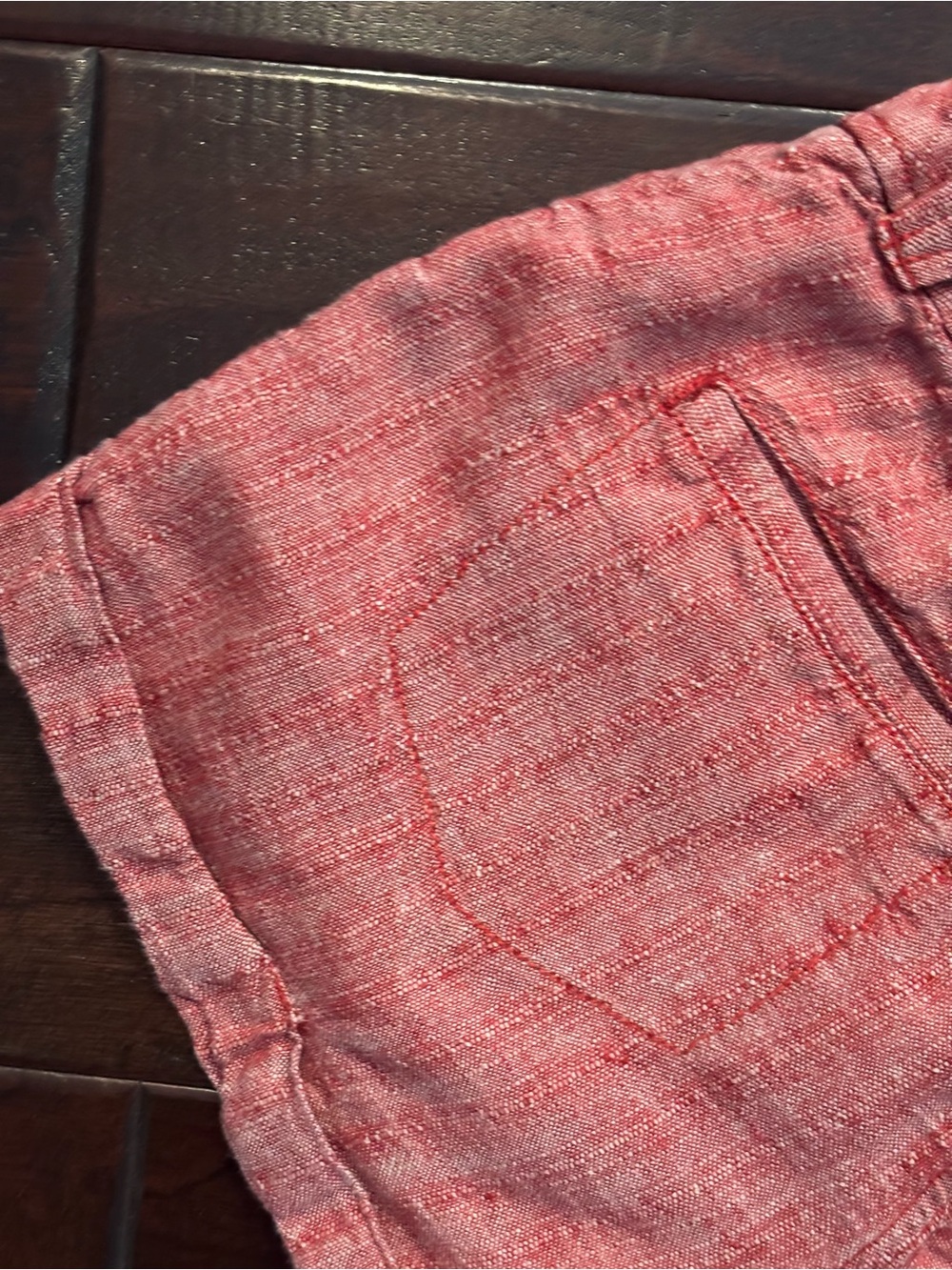 Free People Chambray Cuffed Shorts - Size 4 - Picture 6 of 8